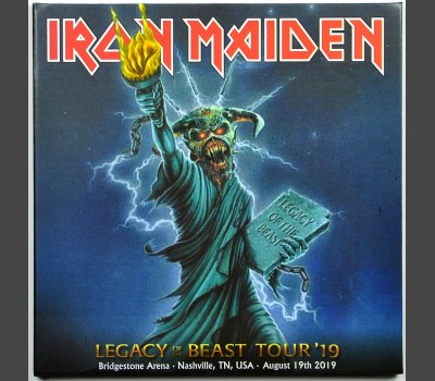 Iron Maiden LEGACY OF THE BEAST TOUR NASHVILLE 2019 Live 2CD set in digisleeve 
