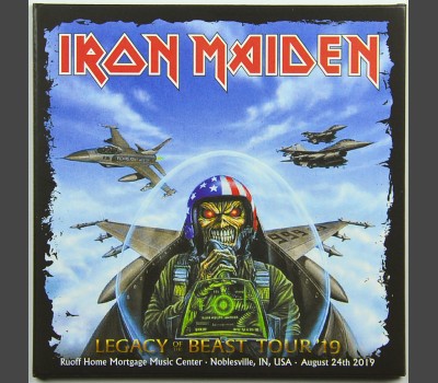 Iron Maiden LEGACY OF THE BEAST TOUR NOBLESVILLE 2019 Live 2CD set in digisleeve 