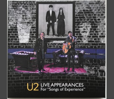 U2 LIVE APPEARANCES 2018 for Songs Of Experience CD/DVD set in digisleeve 