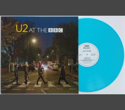 U2 at the BBC LP blue vinyl record