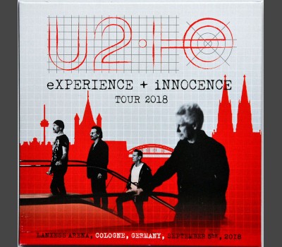 U2 LIVE IN COLOGNE 2018 eXPERIENCE + iNNOCENCE TOUR soundboard 2CD set in digipak