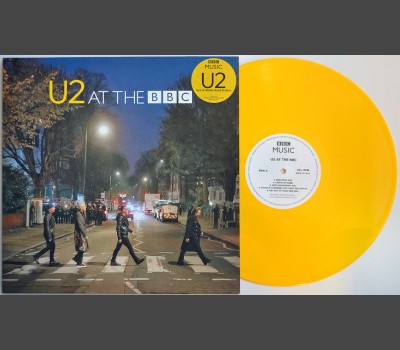 U2 at the BBC LP yellow vinyl record