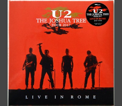 U2 Live in Rome Italy 2017 Joshua Three Tour 2CD set in digipak